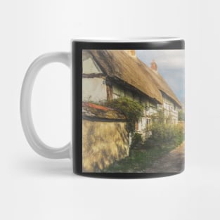 Thatched Cottages In Blewbury Mug